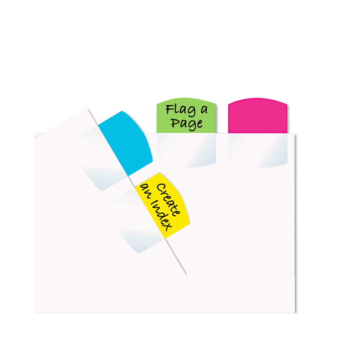 4-Pack of Sticky Page Flag Tabs 48 Pack